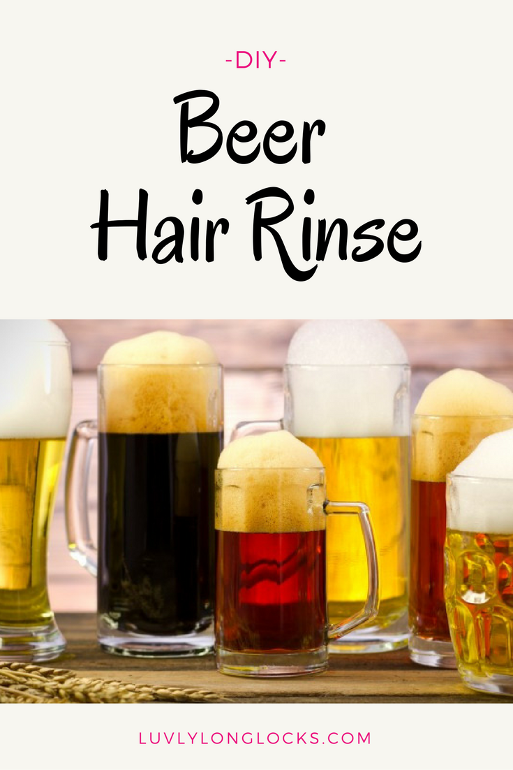 beer hair rinse