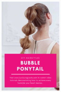 bubble ponytail