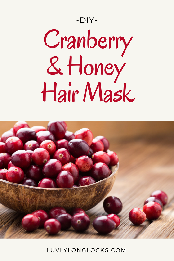 cranberry and honey hair mask 