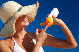 Find out which sunscreen can be used on the hair and boy at www.LuvlyLongLocks.com.