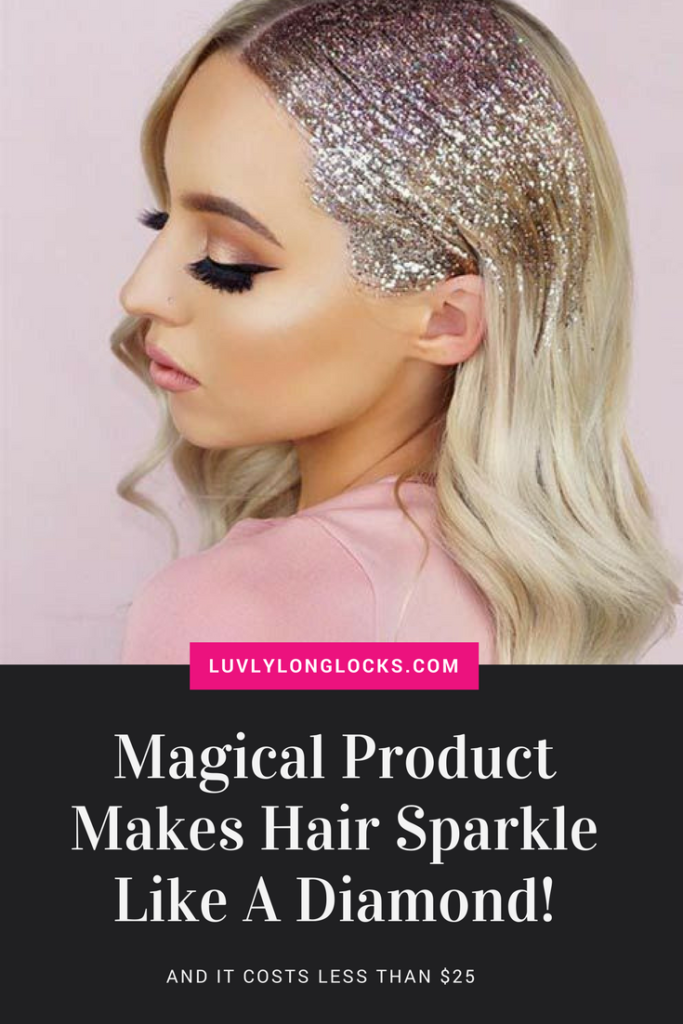 DIY Apply Glitter Hair Mousse to Shine like a Star | Luvly Long Locks