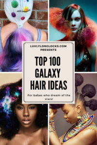 Want galaxy space buns? Check out the top 100 galaxy hairstyles at LuvlyLongLocks.com's inspiration board and watch this DIY video tutorial teaching you how to style space buns.