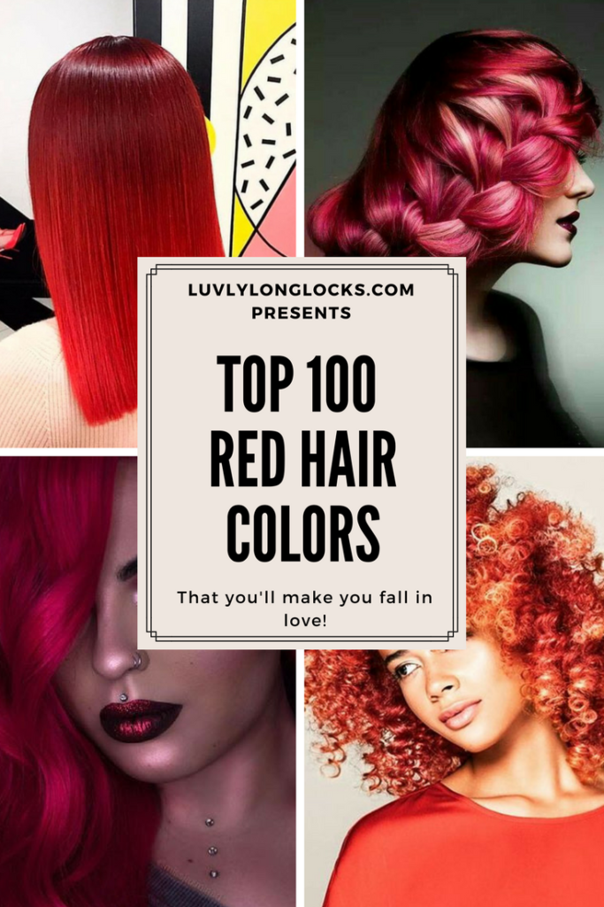 Find that perfect shade of saucy red on LuvlyLongLocks.com.
