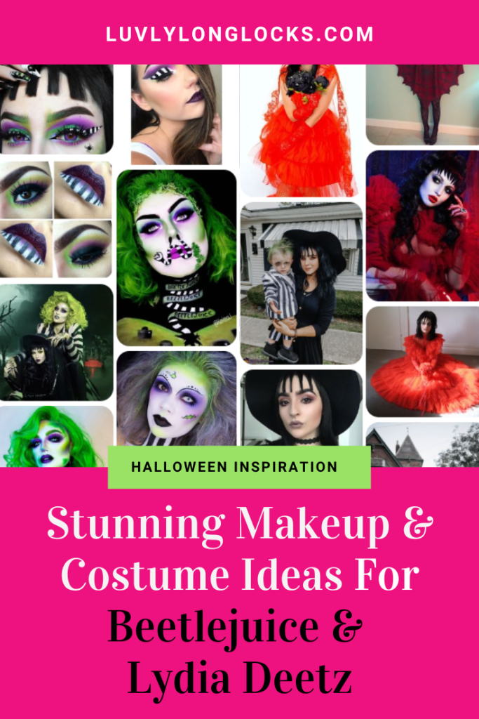 Top 50 Beetlejuice Makeup Ideas and Costumes | LuvlyLongLocks