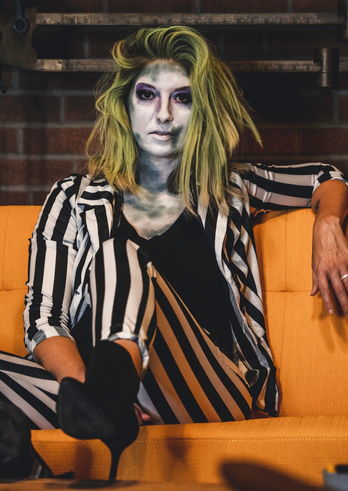 Beetlejuice makeup ideas