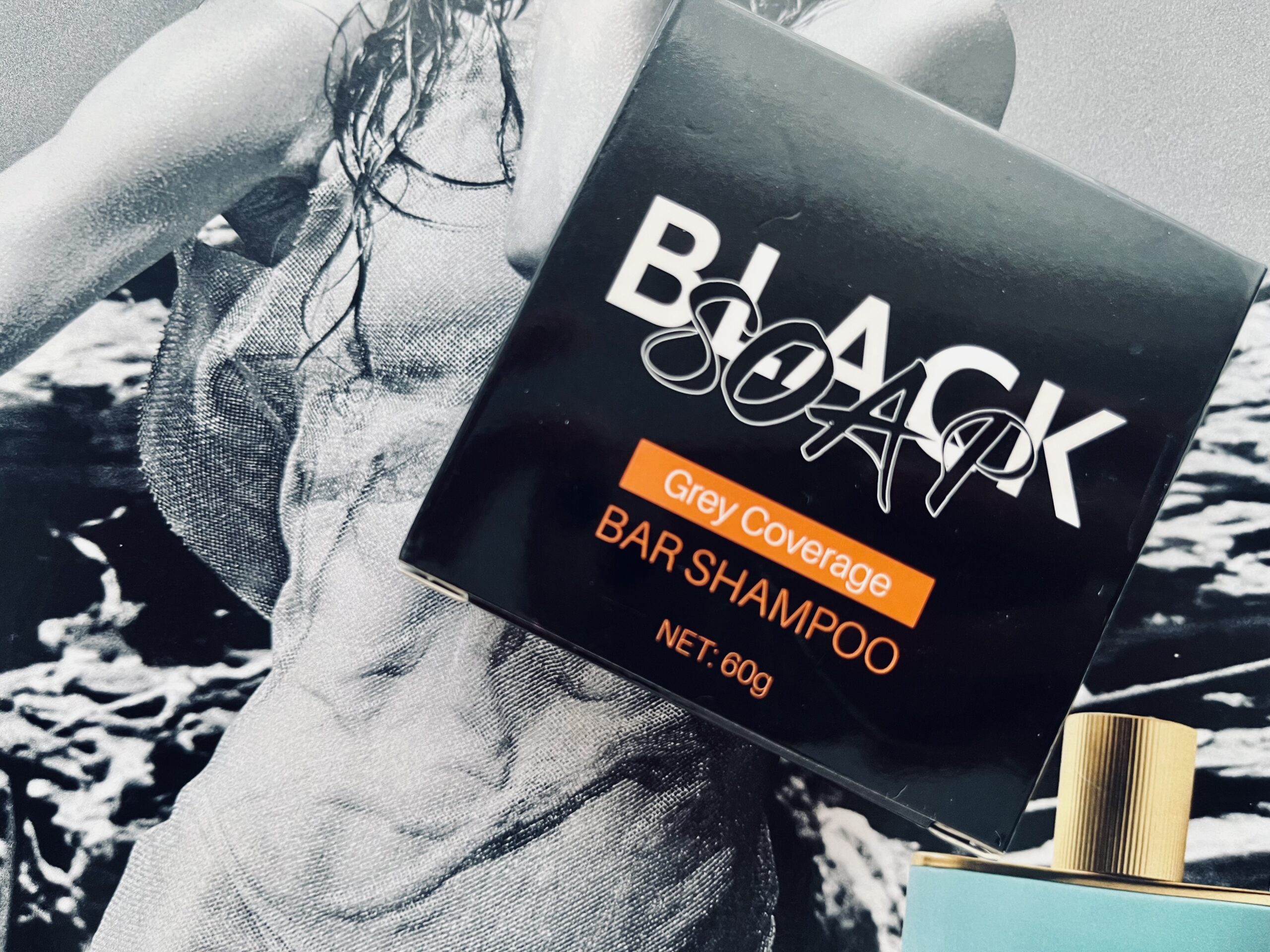 black hair soap